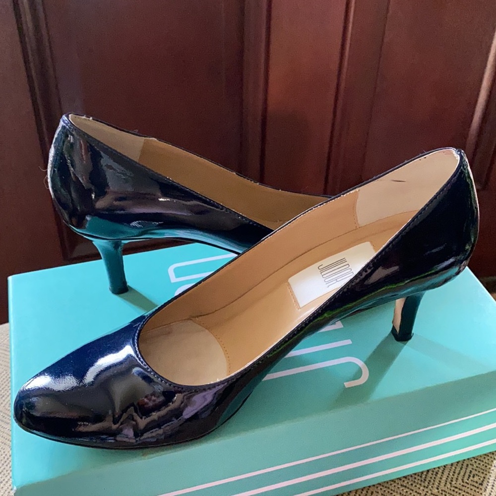 ~Jildor~ Navy Patent Leather Punps